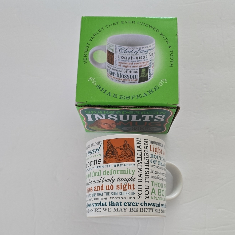 Shakespeare Insults Mug - Multicolor